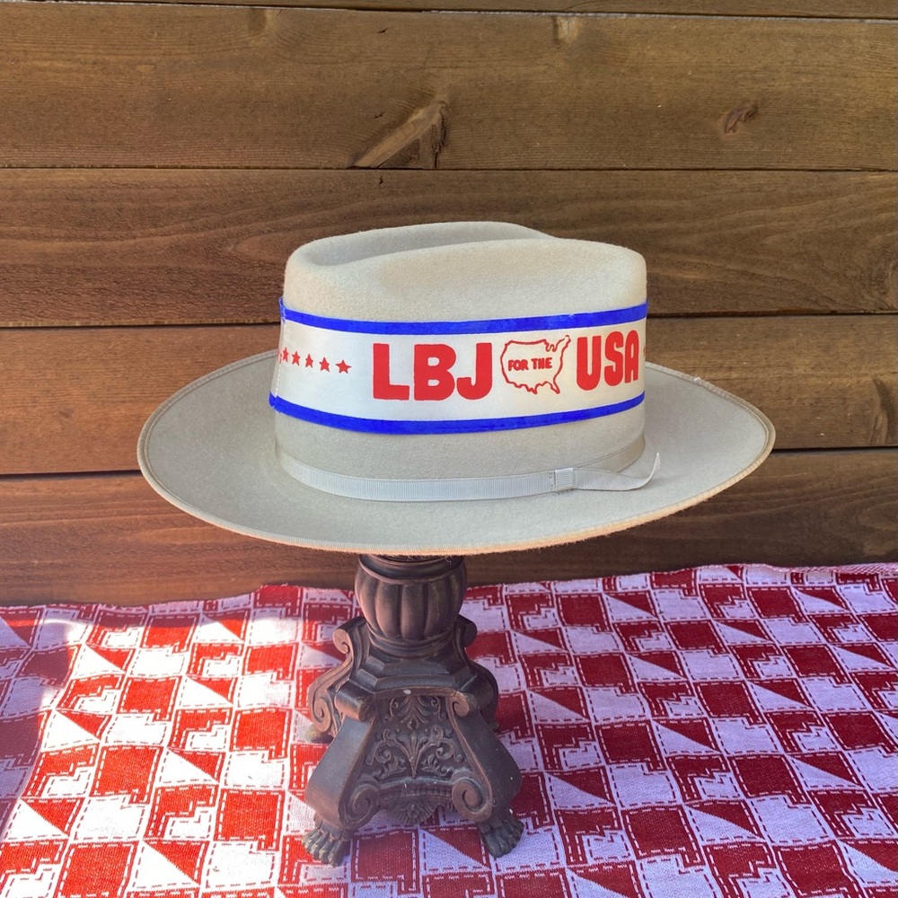 Resistol LBJ campaign hat